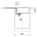 Кухонная мойка Franke Urban UBG 611-100 XL (114.0701.795) серый камень
