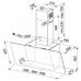 Вытяжка кухонная Franke Evo Plus FPJ 925 V BK/SS (330.0528.067) нержавеющая сталь / черное стекло