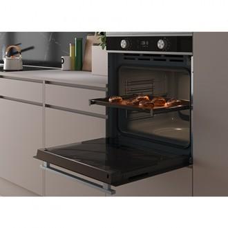 Электрический духовой шкаф Franke Smart FSM 97 P XS (116.0606.096) черное стекло / нержавеющая сталь