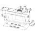 Витрина - Вытяжка кухонная Franke Neo FNO 905 BK (artt.330.0591.773) черное стекло