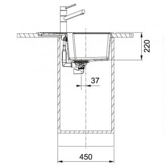 Кухонна мийка Franke Urban UBG 611-62 (114.0716.708) сірий сланець