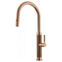 Смеситель кухонный Franke Mythos Masterpiece Pull Out (115.0711.557) PVD copper
