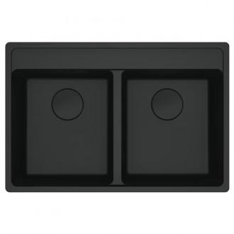 Кухонная мойка Franke Maris MRG 620 TL Black Edition (114.0720.010) черный матовый