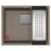 Кухонная мойка Franke Kubus 2 KNG 110-52 (125.0517.045) миндаль