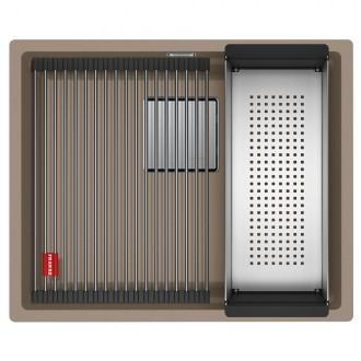 Кухонная мойка Franke Kubus 2 KNG 110-52 (125.0517.045) миндаль