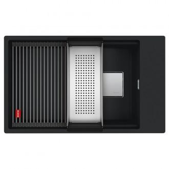 Кухонная мойка Franke Kubus 2 KNG 110-62 (125.0631.519) черный матовый