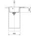 Кухонная мойка Franke Centro CNG 611-62 TL (114.0630.463) оникс