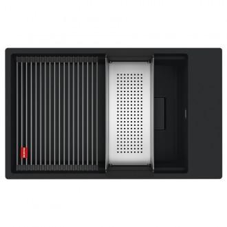 Кухонная мойка Franke Kubus 2 KNG 110-62 (125.0732.284) Black Edition