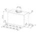 Витяжка кухонна Franke Box Flush Basic FBFE BK A70 (305.0728.431) чорний матовий