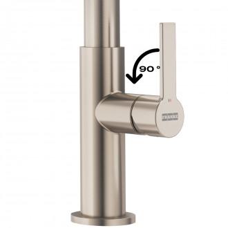 Смеситель кухонный Franke Maris Slim J Pull Down (120.0736.604) нержавеющая сталь