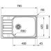 Кухонная мойка Franke Spark SKL 611-78 XL (101.0716.716) декор