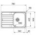 Кухонна мийка Franke Spark SKL 611-78 (101.0716.715) декор