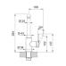 Смеситель кухонный Franke Lina L Shape (115.0728.478) оникс