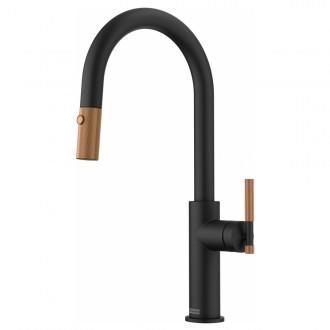 Смеситель кухонный Franke Maris Stripes J (115.0747.674) bi-matte black/copper
