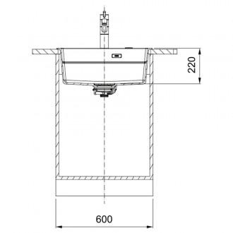 Кухонна мийка Franke Kubus 2 KNG PRO 610-53 (114.0749.409) чорний матовий