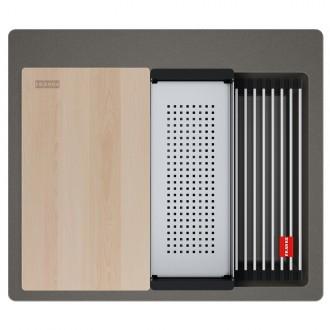 Кухонна мийка Franke Kubus 2 KNG PRO 610-53 (114.0749.502) сірий сланець